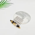 Oval Mini Hair Comb Pin 2.6 in – Tortoise Shell, Solid & Neon, French Pin