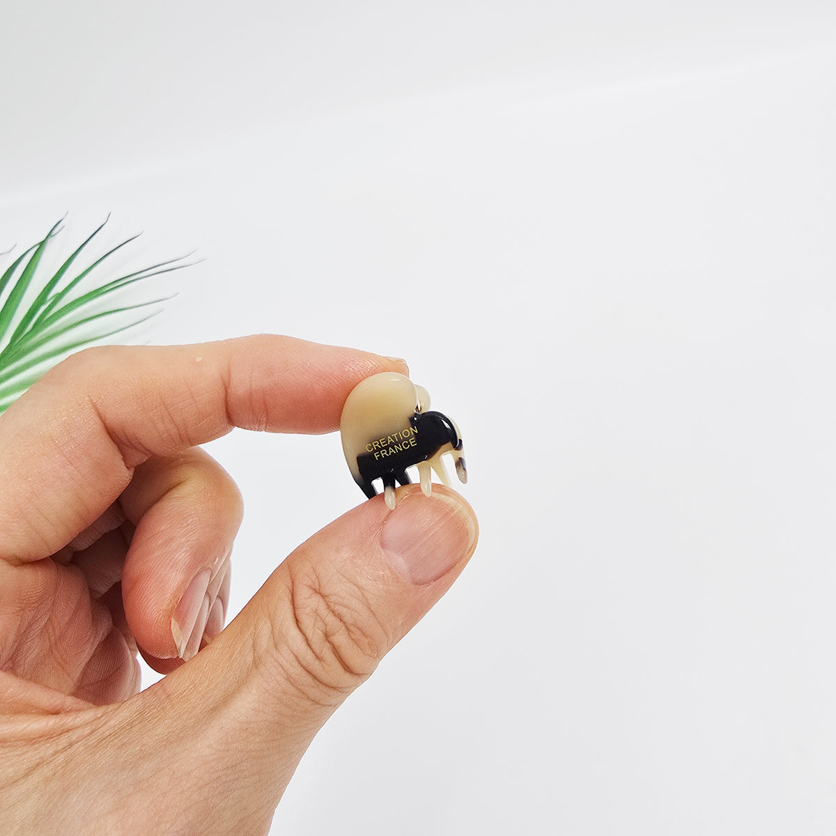 Heart Extra Mini Hair Claw Clips Set of 2 0.6 in – Solid & Tortoise Shell