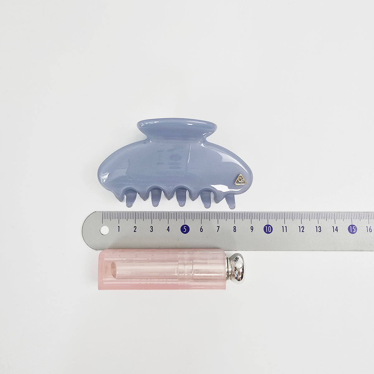 Lumiel Half Moon Medium Hair Claw Clip 3.5 in – Glossy Marble, New Colors