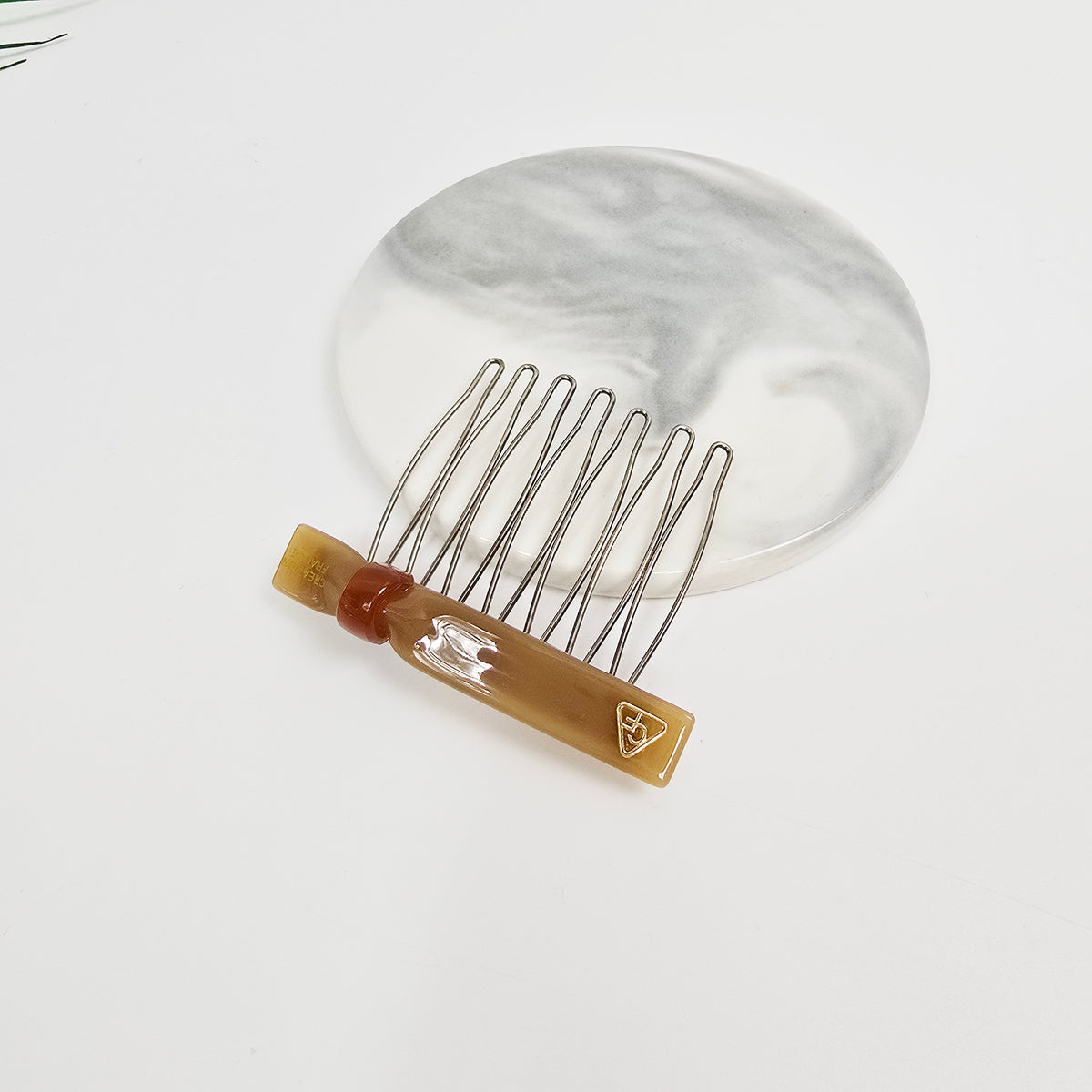 Slim Ring Mini Hair Comb Pin 2.3 in – Tortoise Shell & Solid, French Pin