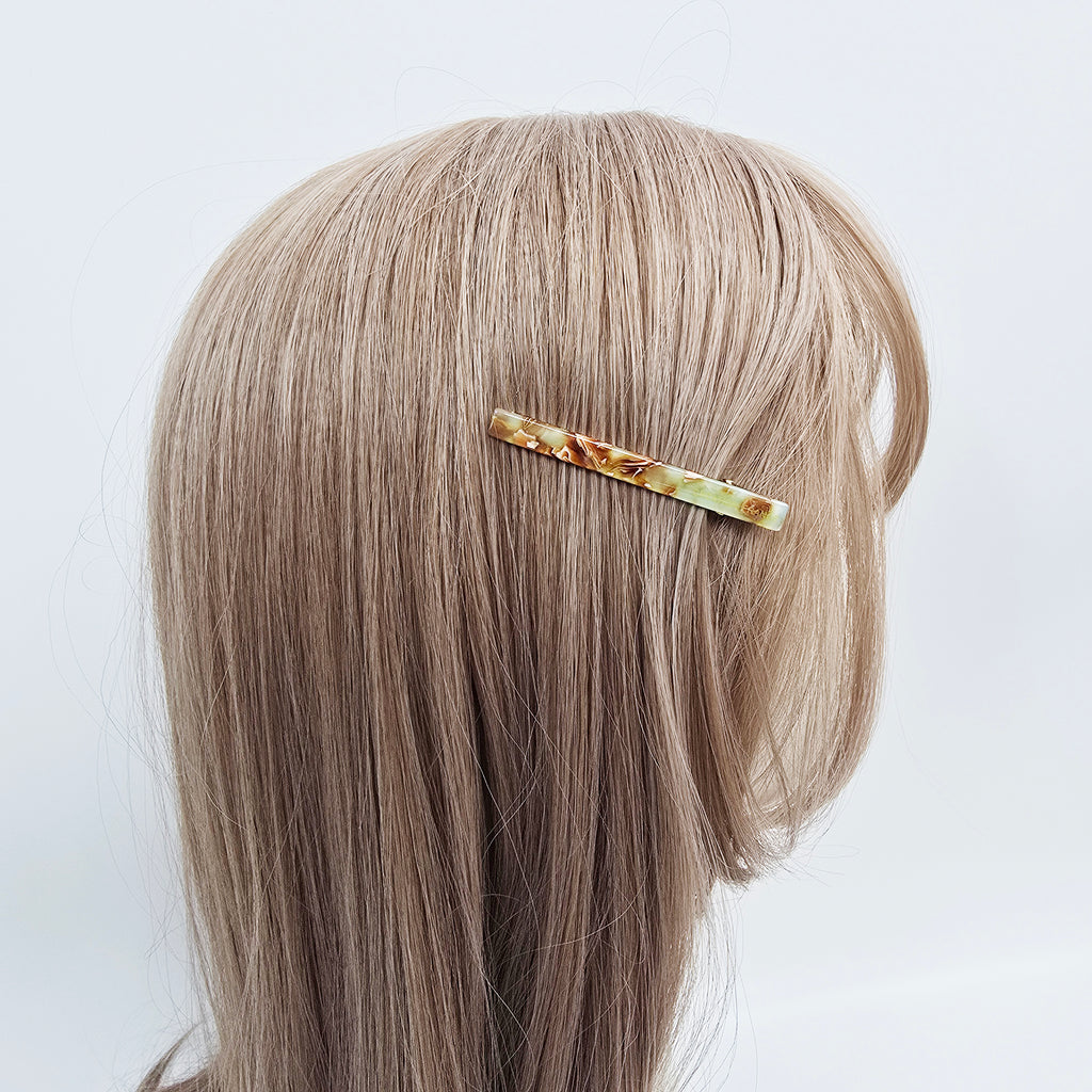 Slim Bar Small Alligator Hair Clip 2.5 in – Tortoise Shell, New Colors