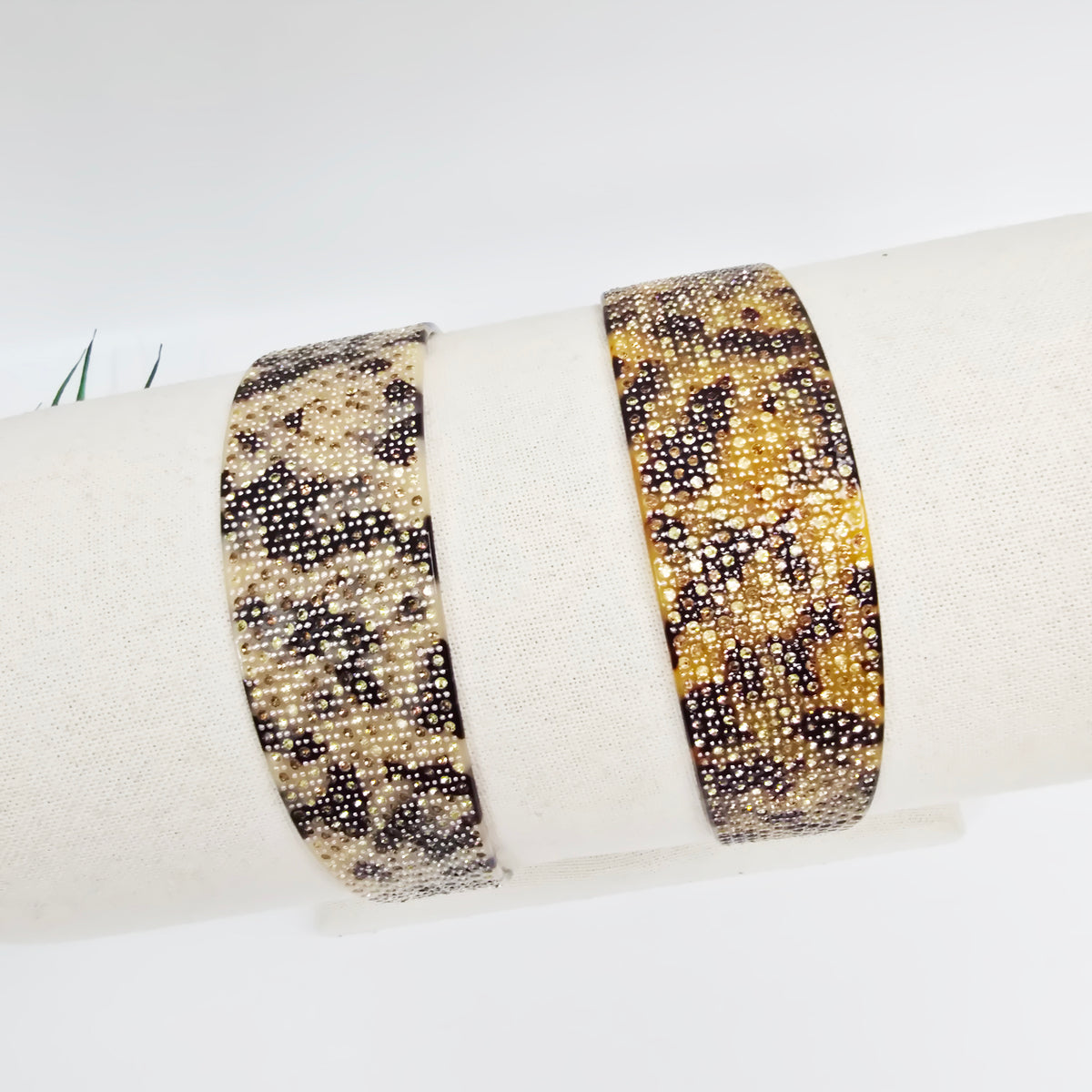 Leopard Cubic Wide Headband 1.6 in wide – Tortoise Shell, French-style