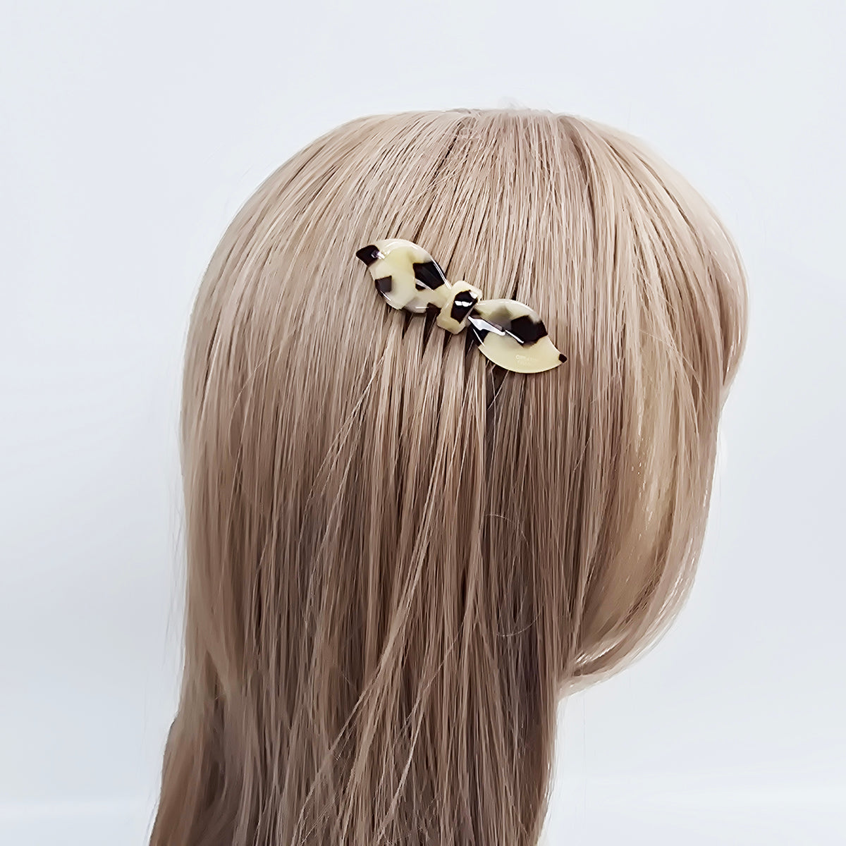 Lip Bow Mini Hair Comb Pin 2.6 in – Tortoise Shell, French Pin