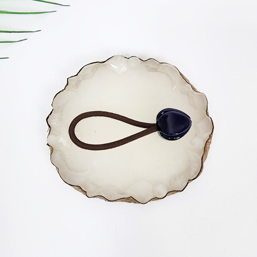 Tulip Hair Tie 0.8 in – 26 Pure Deep Navy