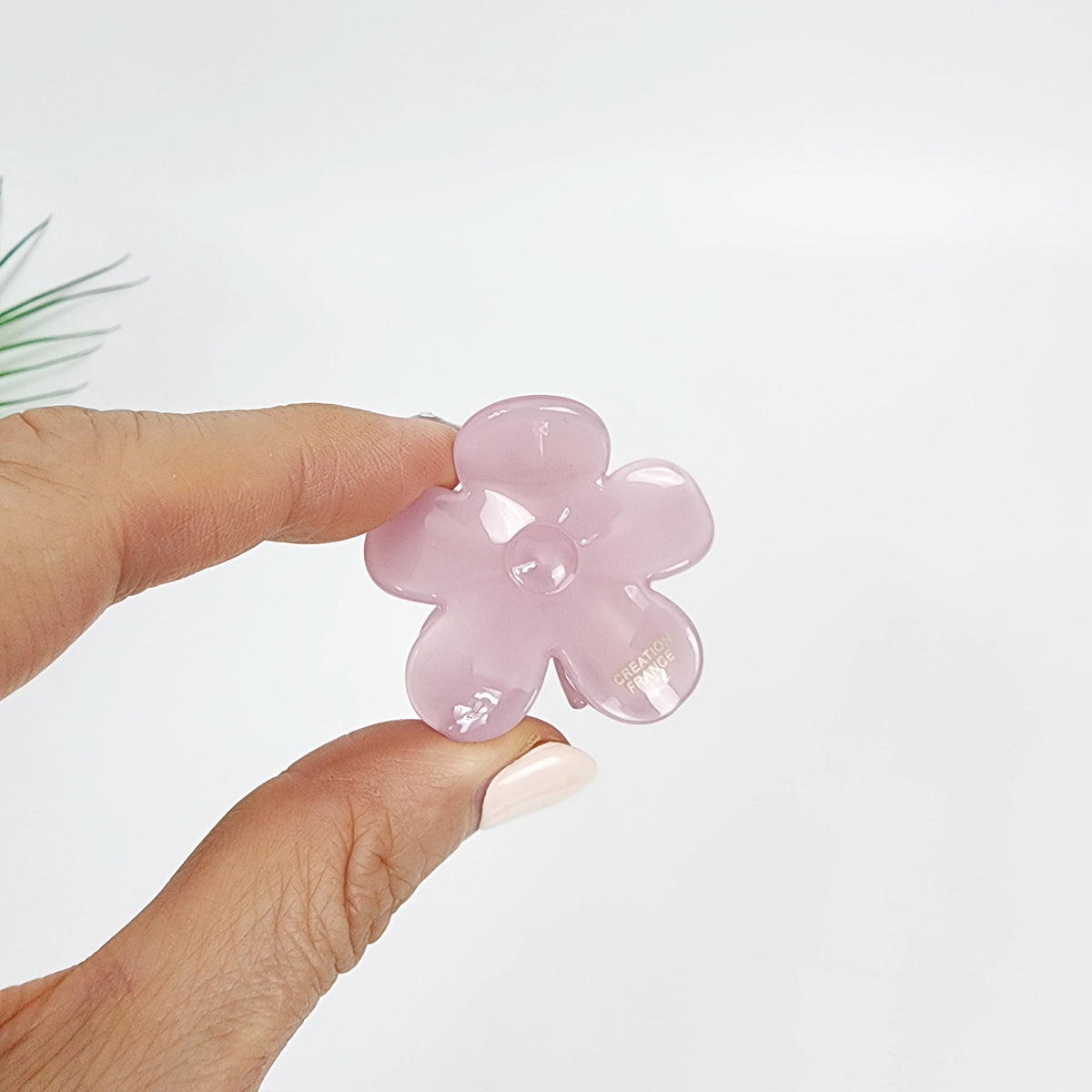 Fleur Mini Hair Claw Clip 1.6 in – 11 Pure Baby Pink