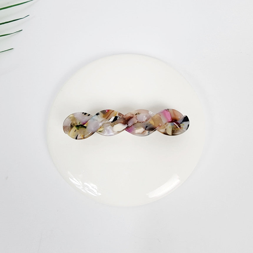 Twist Mini Hair Barrette 2.8 in – 12 Art Garden