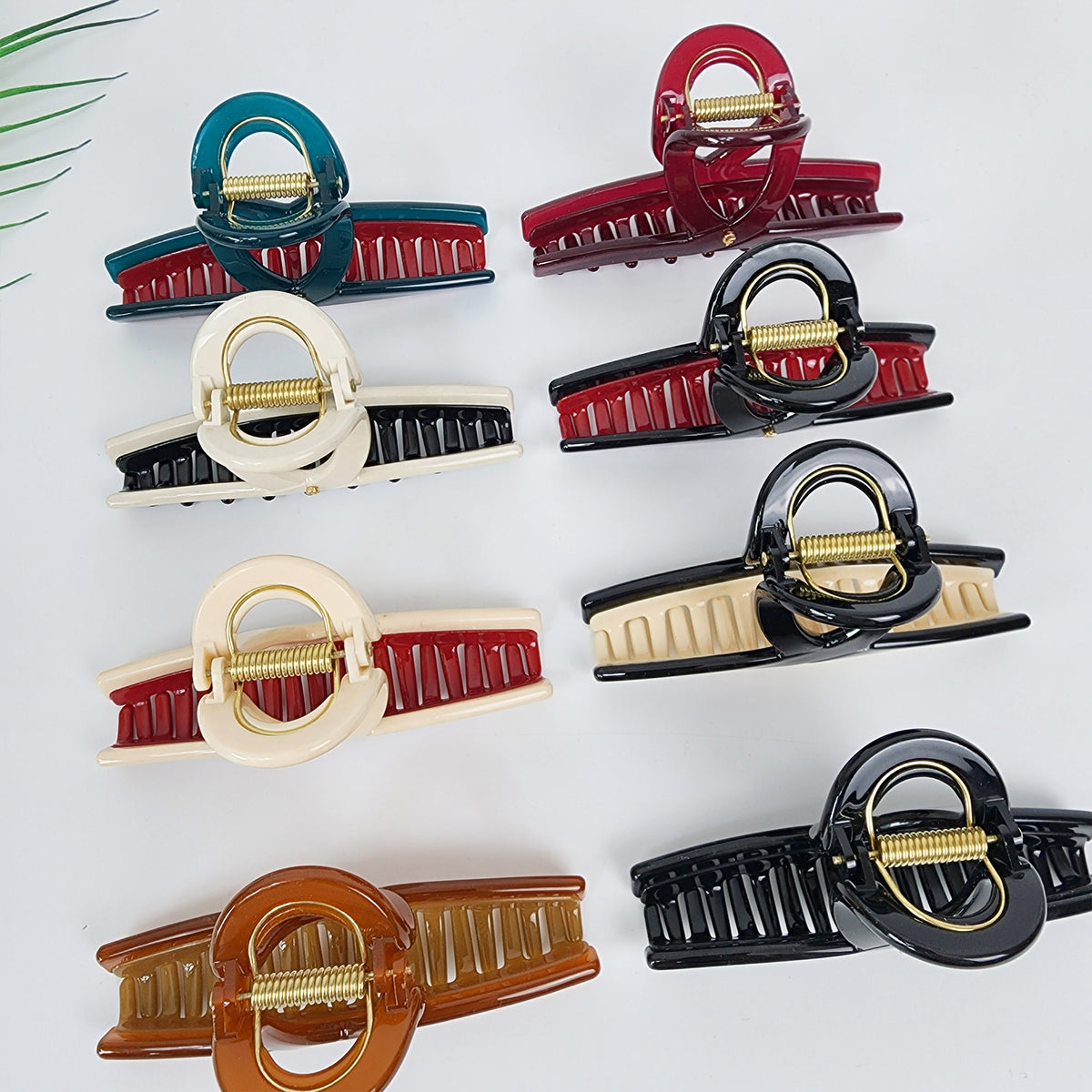 Twist Bar Large Hair Claw Clip 4.7 in – Tortoise Shell, French-style