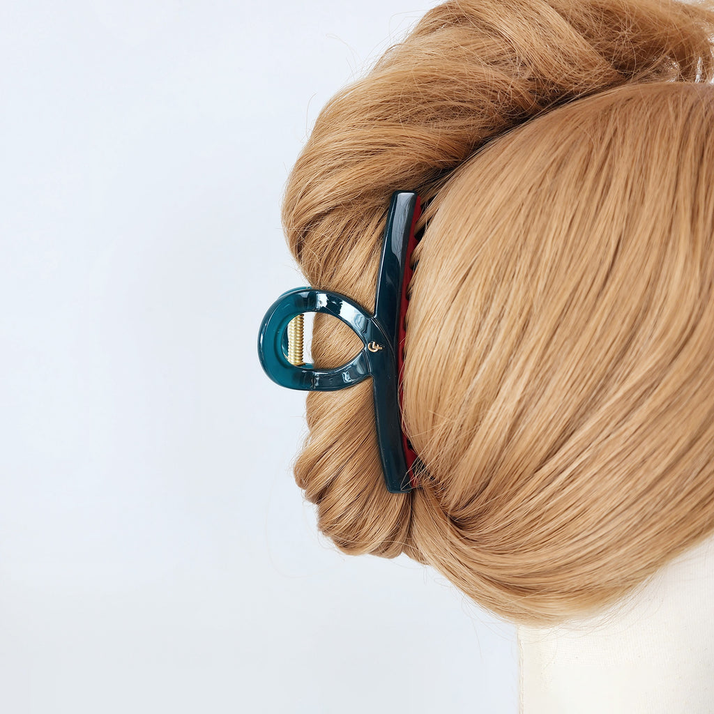 Twist Bar Large Hair Claw Clip 4.7 in – Tortoise Shell, French-style