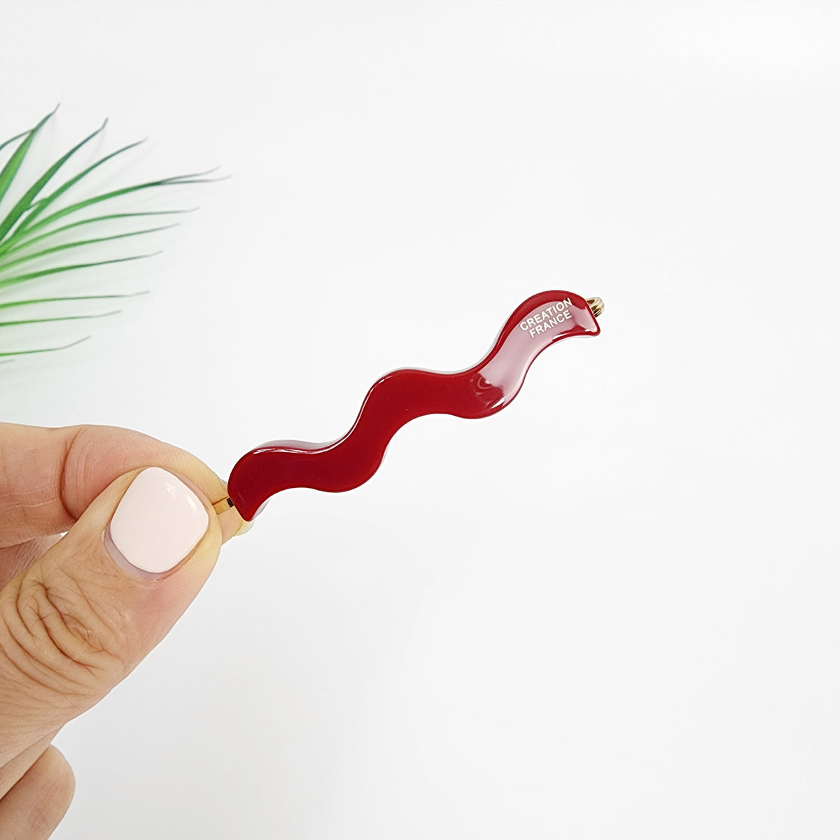 Wave Bobby Pin 2.4 in – 28 Pure Deep Red