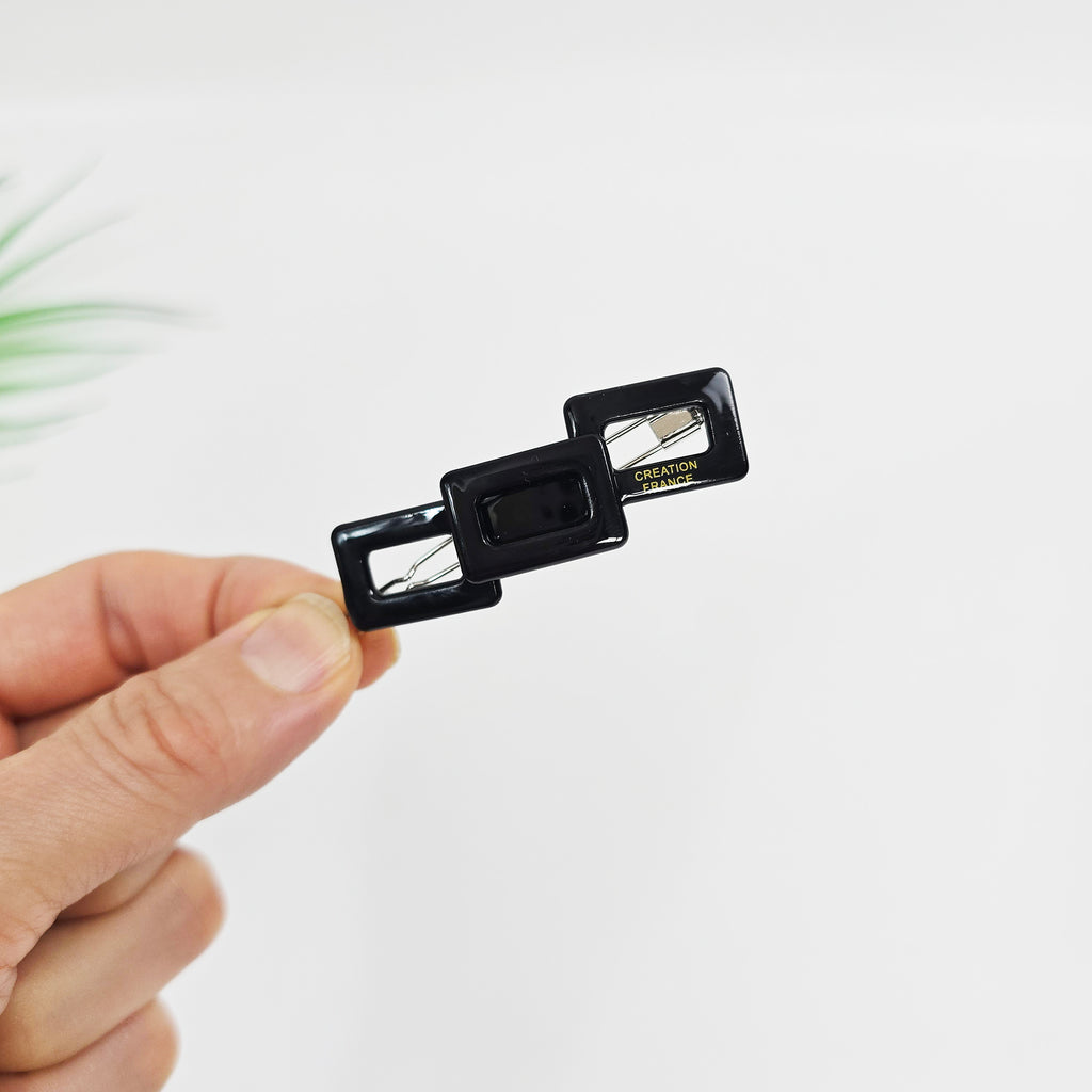 Square Chain Bobby Pin 2.4 in – Solid, Aurora, French Pin, New Colors
