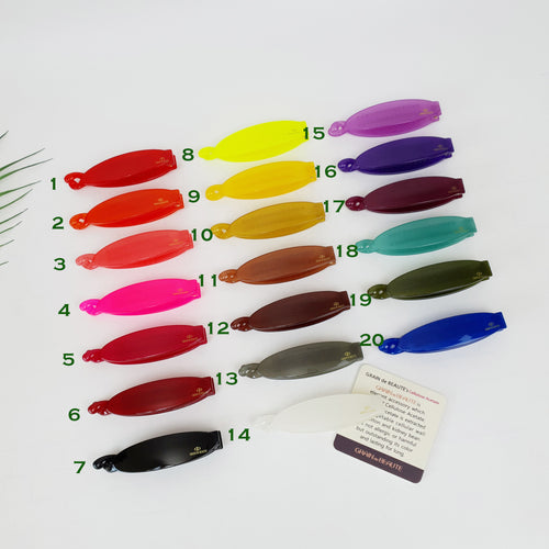 Color chart 1-20 (numbering lineup)