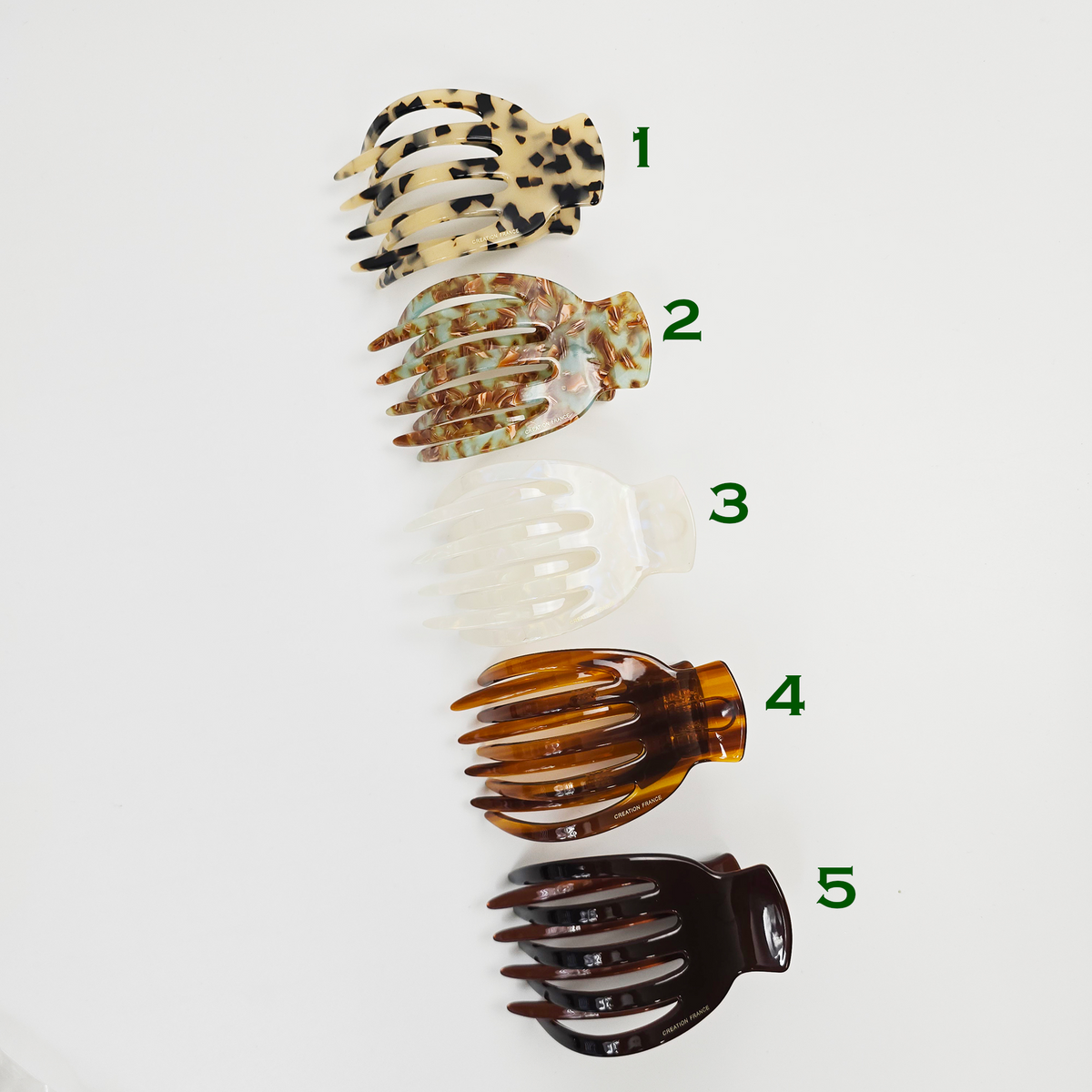 Curved Claw Medium Alligator Hair Clip 3.5 in – Tortoise Shell, for Updos
