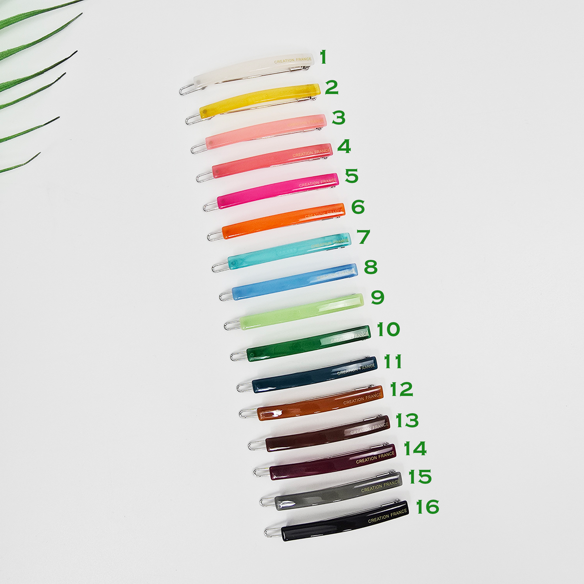 Straight Slim Bobby Pin 2.2 in – Solid Glossy, for Bangs, French Pin