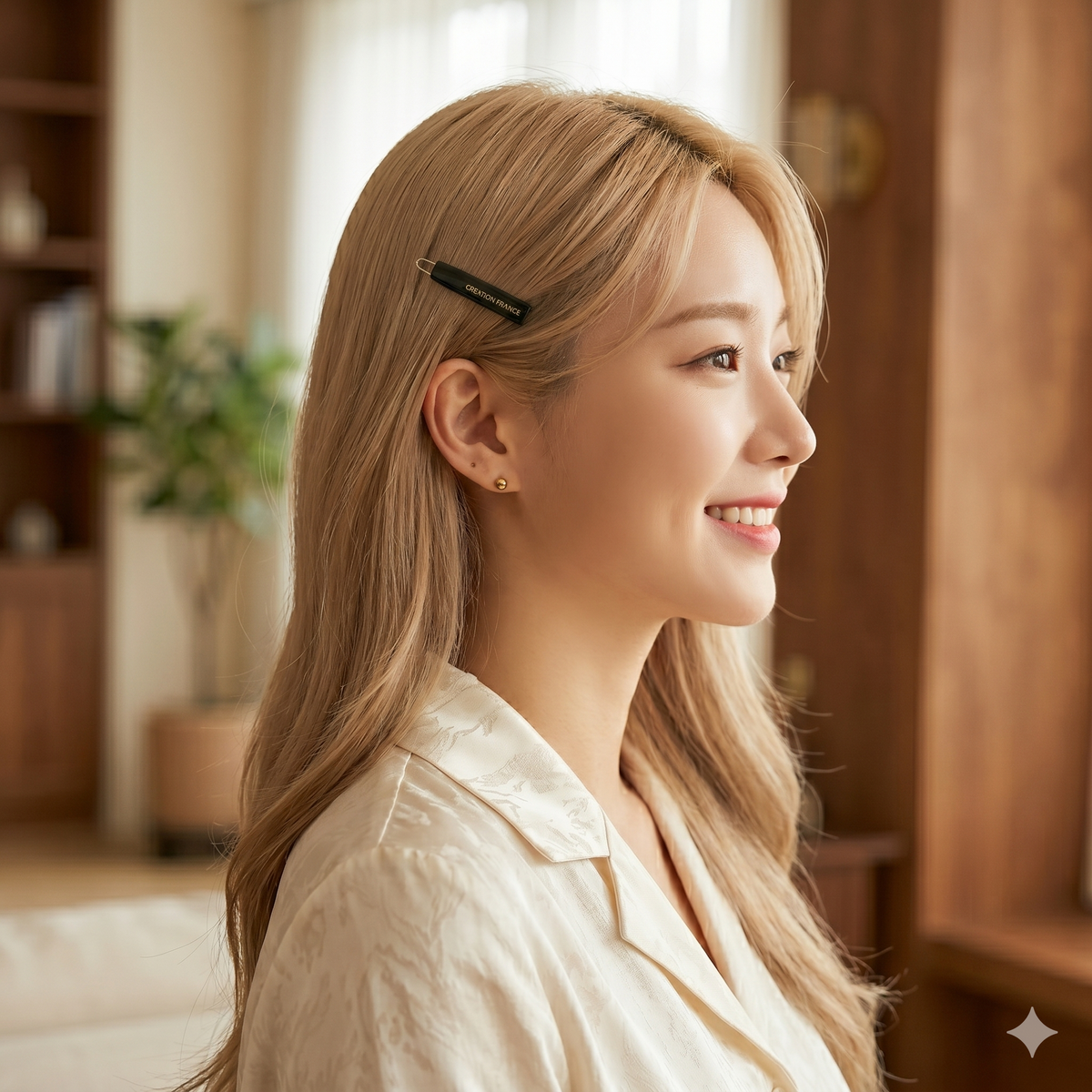 Slim Straight Mini Bobby Pin 1.6 in – Solid, French Pin, for Bangs