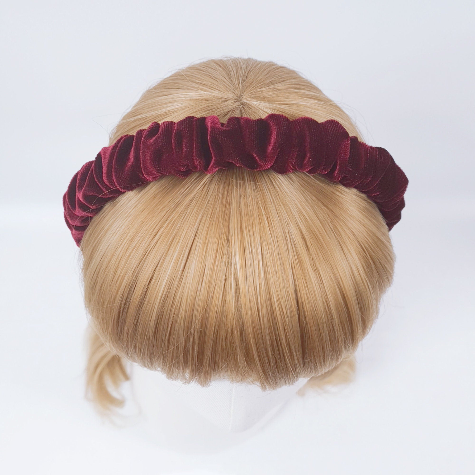 Velvet Wrinkle Simple Headband / Hair Accessories for Woman / Velvet Headband