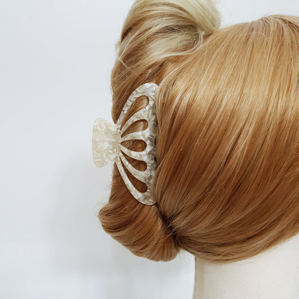 Tortoise Marble Shell Hair Clip / Luxurious Cellulose French Hair Pin / Hair Accessory for Woman / Large Hair Claw Clip