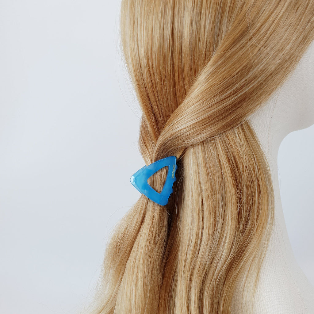 Triangle Hair Clip (1.8 Inch) / Cute Vivid Color Hair Claw / Hair Accessory for Woman