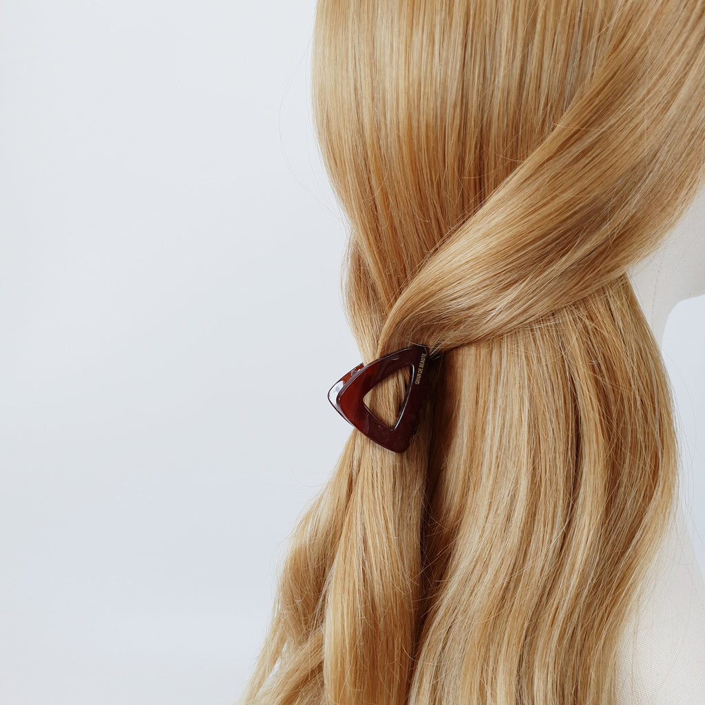Triangle Hair Clip (1.8 Inch) / Cute Vivid Color Hair Claw / Hair Accessory for Woman