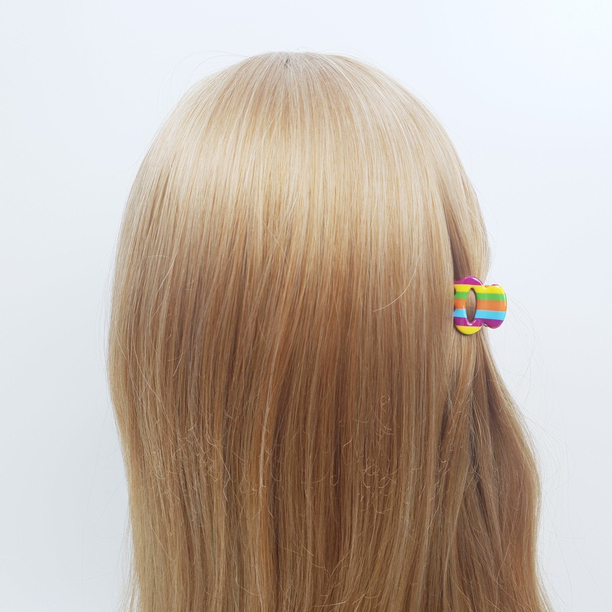 Round Mini Hair Clips (1.0 Inch) / Tortoise Shell French Hair Pin / Hair Accessory for Woman / French Barrette for Girls