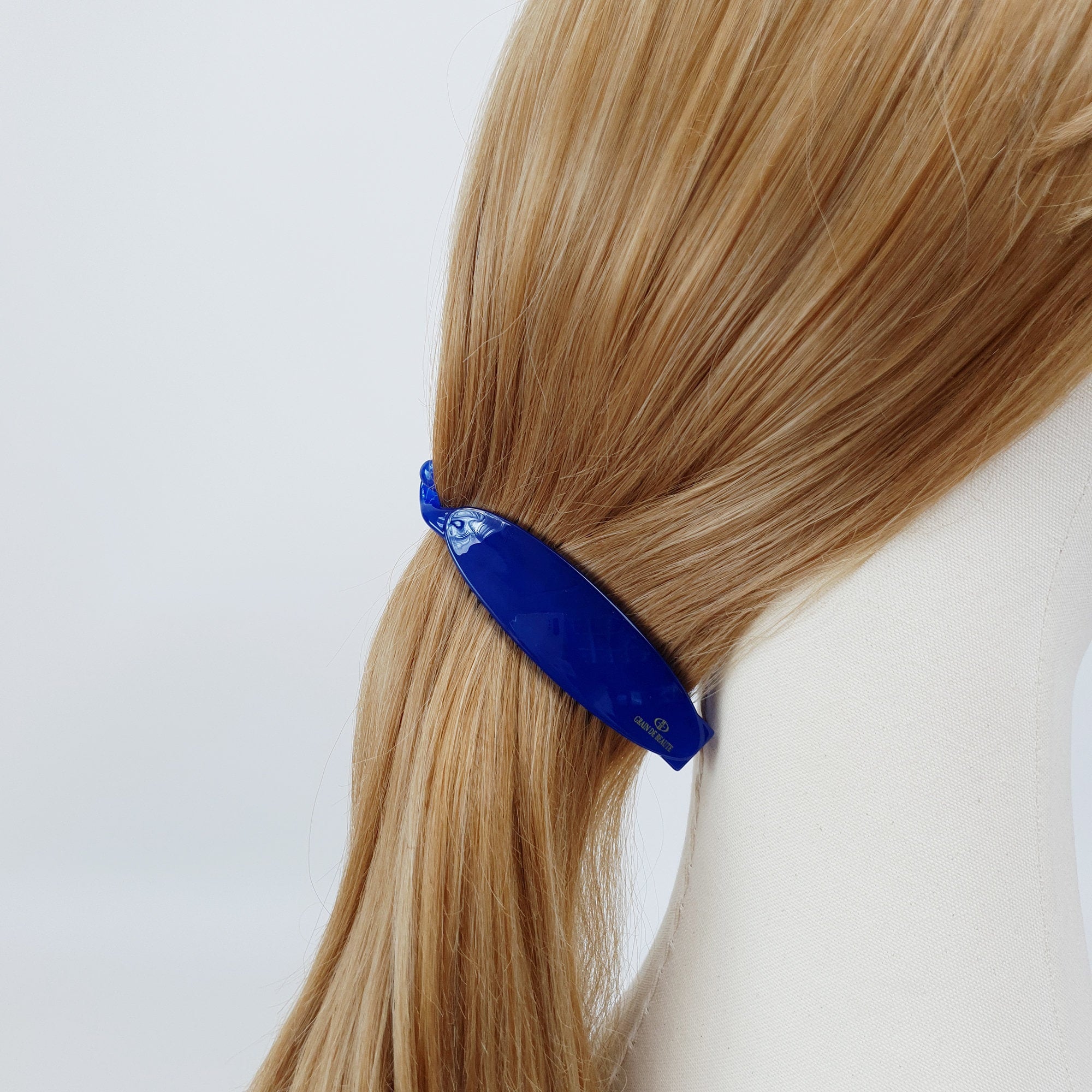 Basic Vivid Pure Color Banana Clip / Luxurious Cellulose Hair Comb Barrette / Clincher Comb Hair Accessory