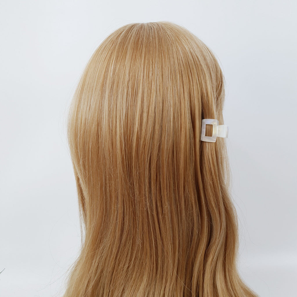 Cellulose Rectangular Extra Mini Hair Clips (0.8 Inch) / Tortoise Shell French Hair Pin / Hair Accessory for Woman