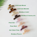 Tortoise Marble Dior Hair Clip / Leopard French Hair Claw / Hair Barrette for Woman