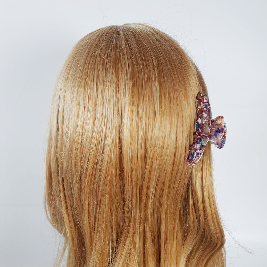 Tortoise Marble Dior Hair Clip / Leopard French Hair Claw / Hair Barrette for Woman