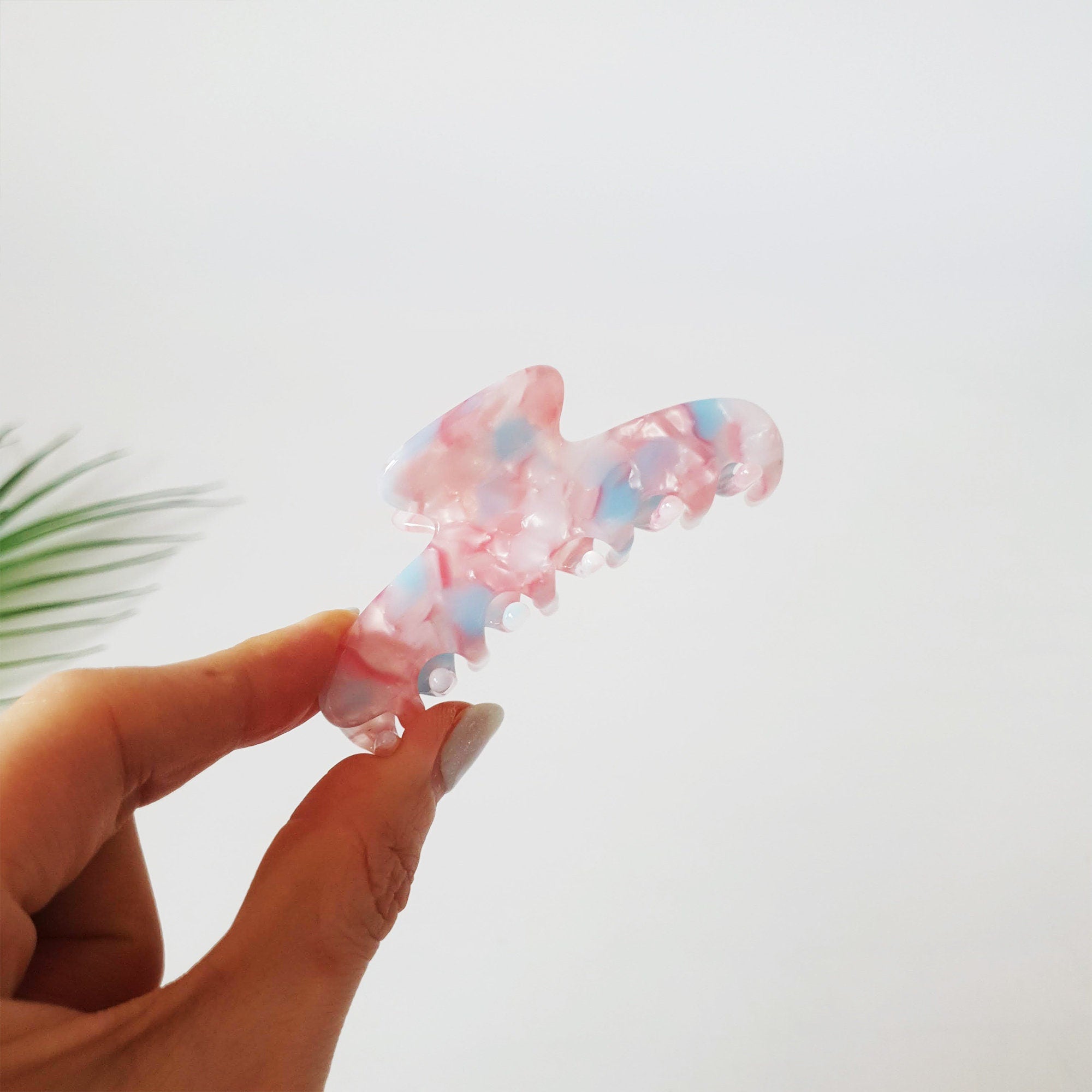 Tortoise Marble Dior Hair Clip / Leopard French Hair Claw / Hair Barrette for Woman