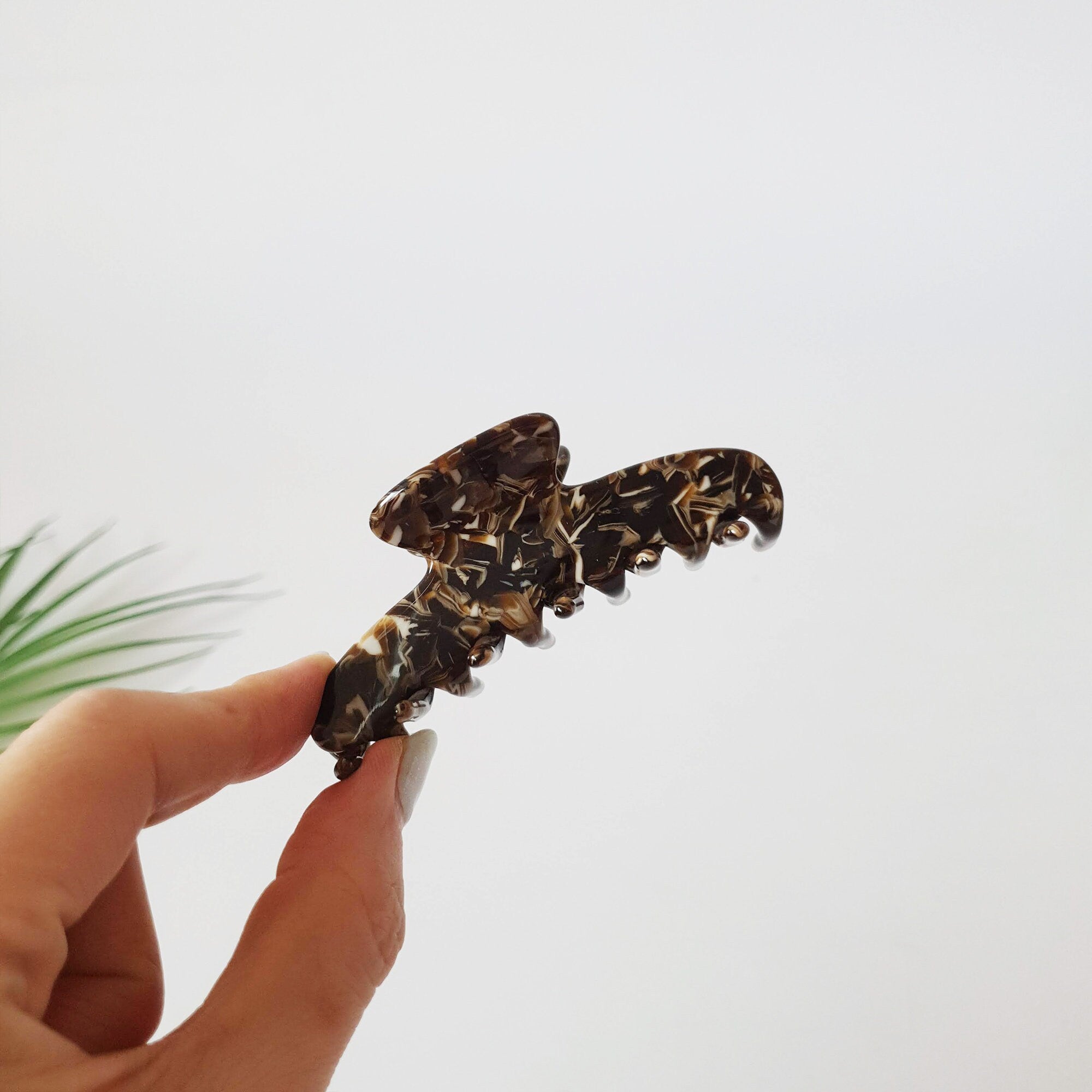 Tortoise Marble Dior Hair Clip / Leopard French Hair Claw / Hair Barrette for Woman