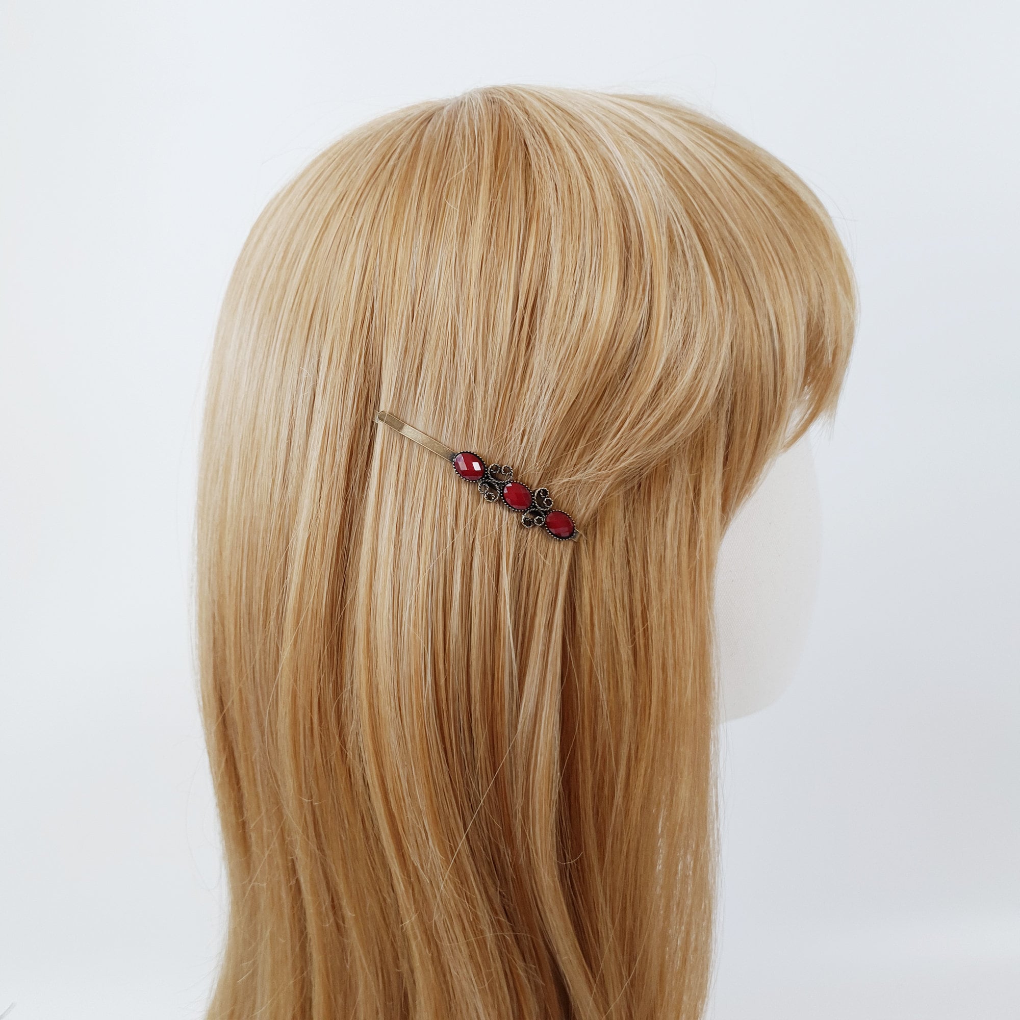 Formica Metal Butterfly Hair Pin (2.4 Inch) / Vintage Antique Hair Bobby Pin / Hair Accessory Pin for Woman