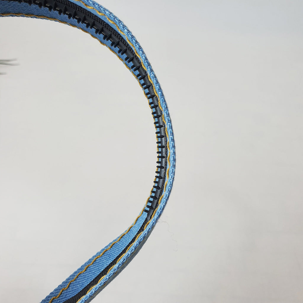 Denim Simple Line 1.6 Inch Wide Headband / Blue Hair Turban Bandanna / Hair Accessory for Woman