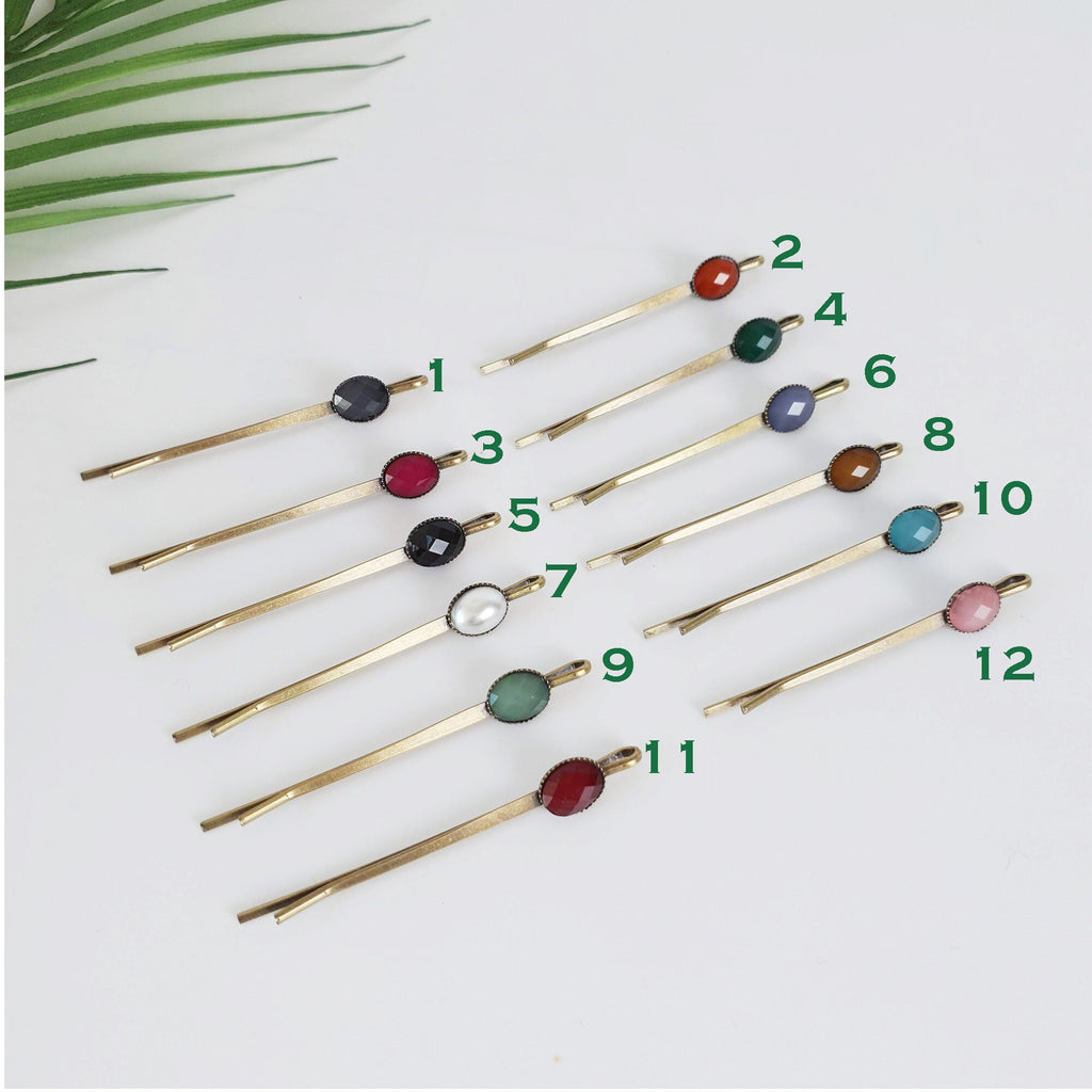 Mini Point Formica Hair Pin (2.6 Inch ) / Vintage Antique Hair Bobby Pin / Hair Accessory Pin for Woman