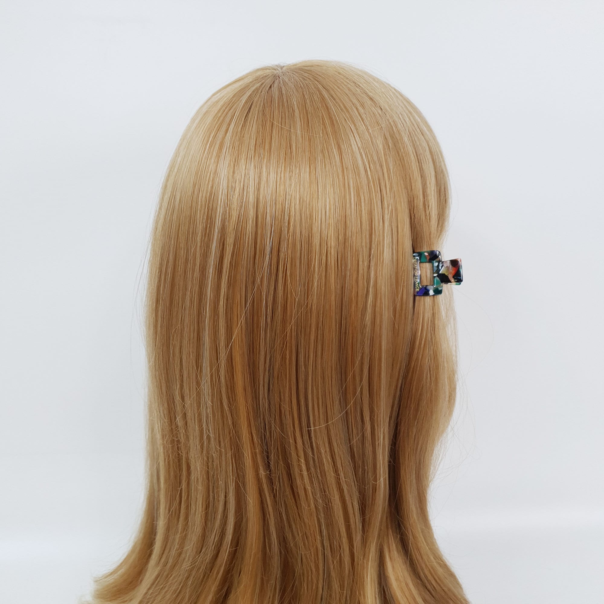 Cellulose Rectangular Extra Mini Hair Clips (0.8 Inch) / Tortoise Shell French Hair Pin / Hair Accessory for Woman