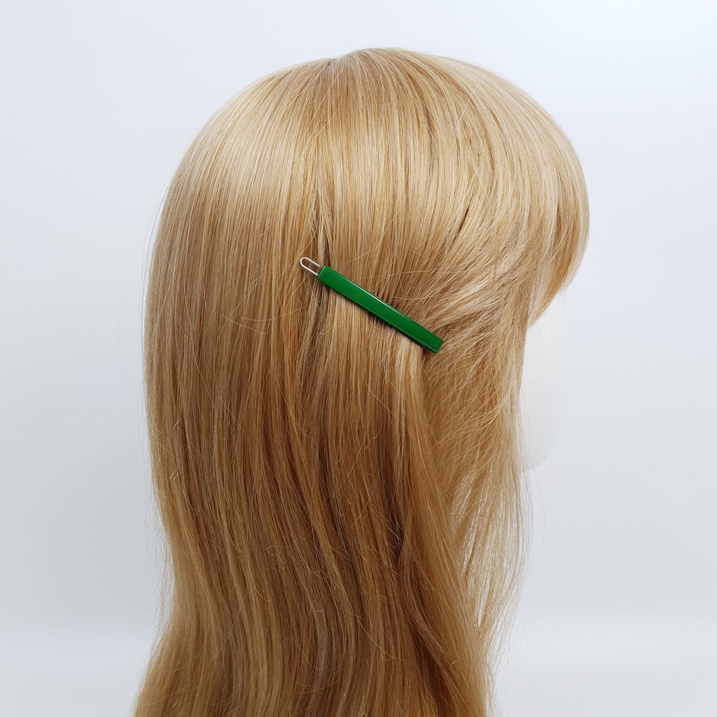 Mini Simple Line Bobby Pin (2.2 Inch) / Elegance Pure Color Hair Clip Pin / Bow Barrette for Woman