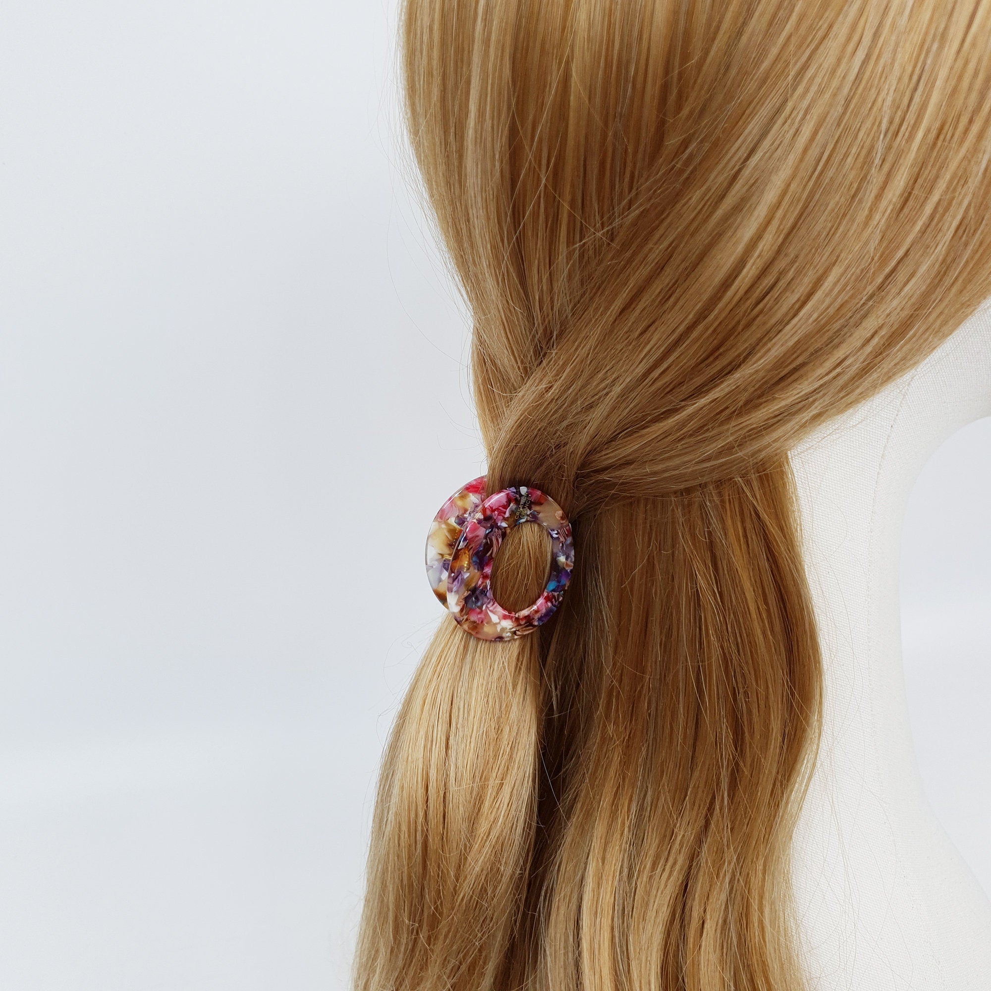 Oval Ring Mini Hair Clips / Tortoise Shell Small French Hair Pin / Hair Barrette for Woman / Mini Claw Clip for Girls