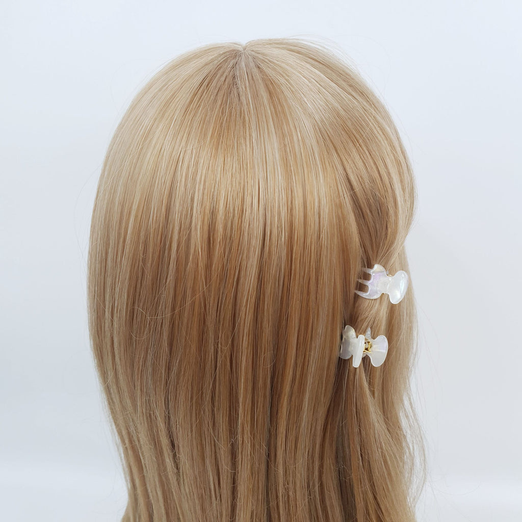 Pure Color Small Hair Clips / Tortoise Shell Mini French Hair Pin / Hair Barrette for Woman / Mini Octopus Hair Clip