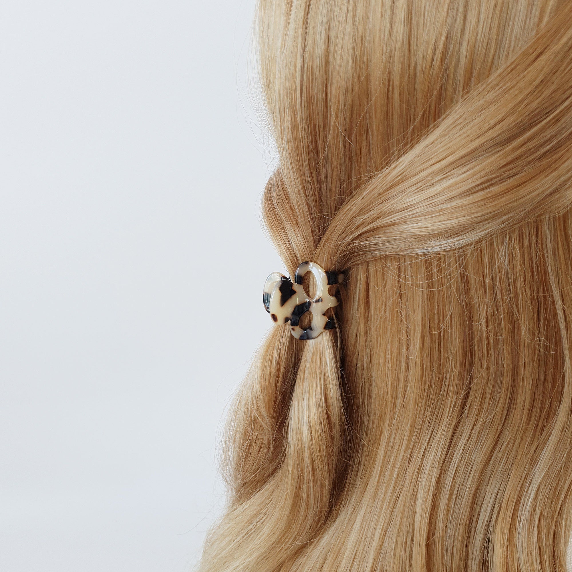 Skull Ribbon Small Hair Clips / Tortoise Shell Mini French Hair Pin / Hair Barrette for Woman / Leopard French Barrette for Girls