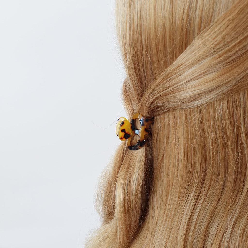 Skull Ribbon Small Hair Clips / Tortoise Shell Mini French Hair Pin / Hair Barrette for Woman / Leopard French Barrette for Girls