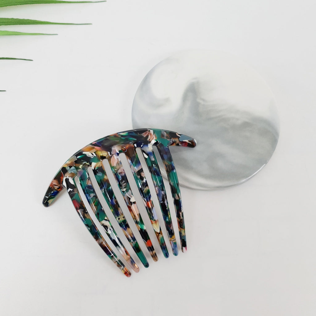 Long Leg Big Hair Comb Pin / Luxurious French Hair Pin / Hair Fork for Thick Hair / Tortoise Shell Hair Pin