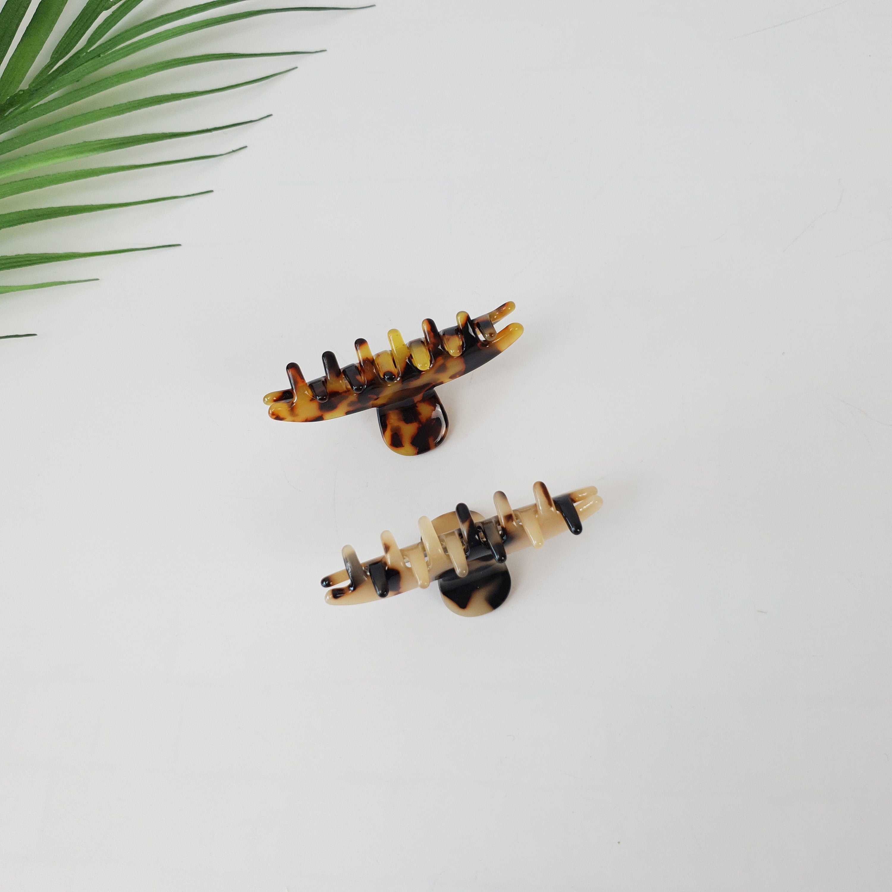 Leopard Mini Hair Clips / Tortoise Shell Small French Hair Pin / Hair Barrette for Woman / Hair Clip for Thin Hair