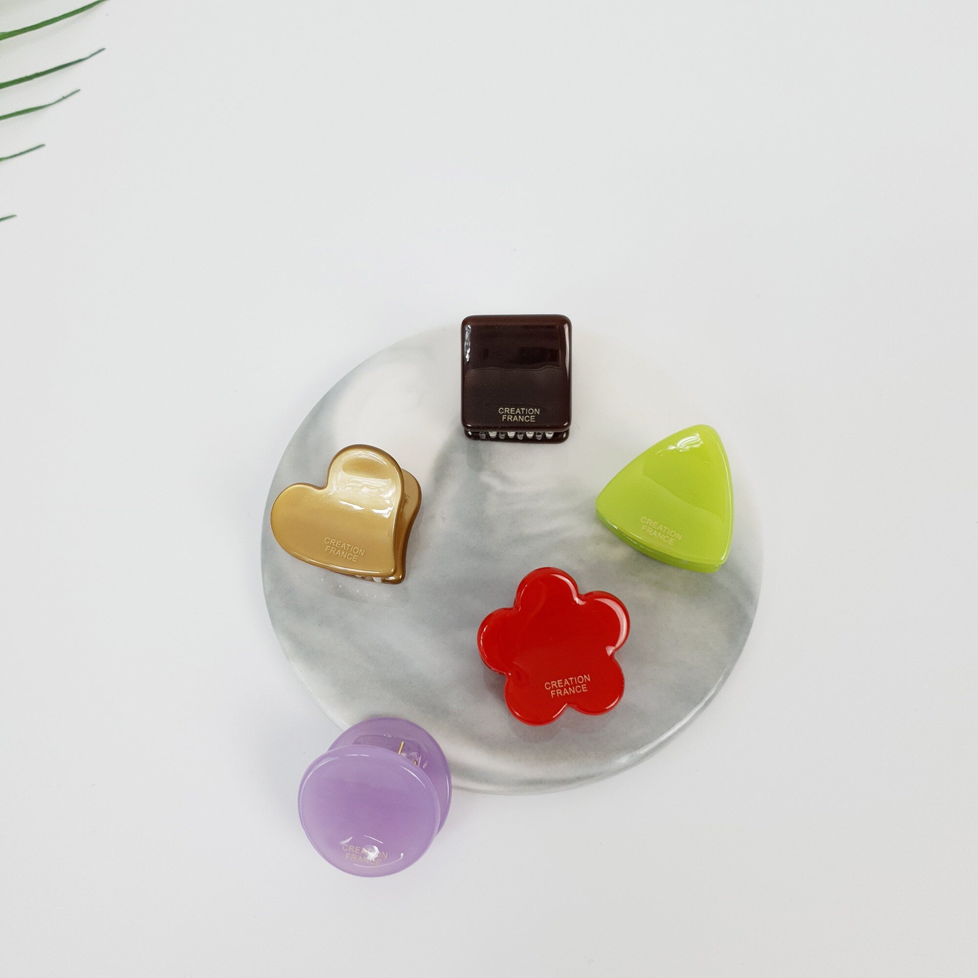 Vivid Color Modern Mini Hair Clips / Colorful Small French Hair Pin / Hair Barrette for Woman
