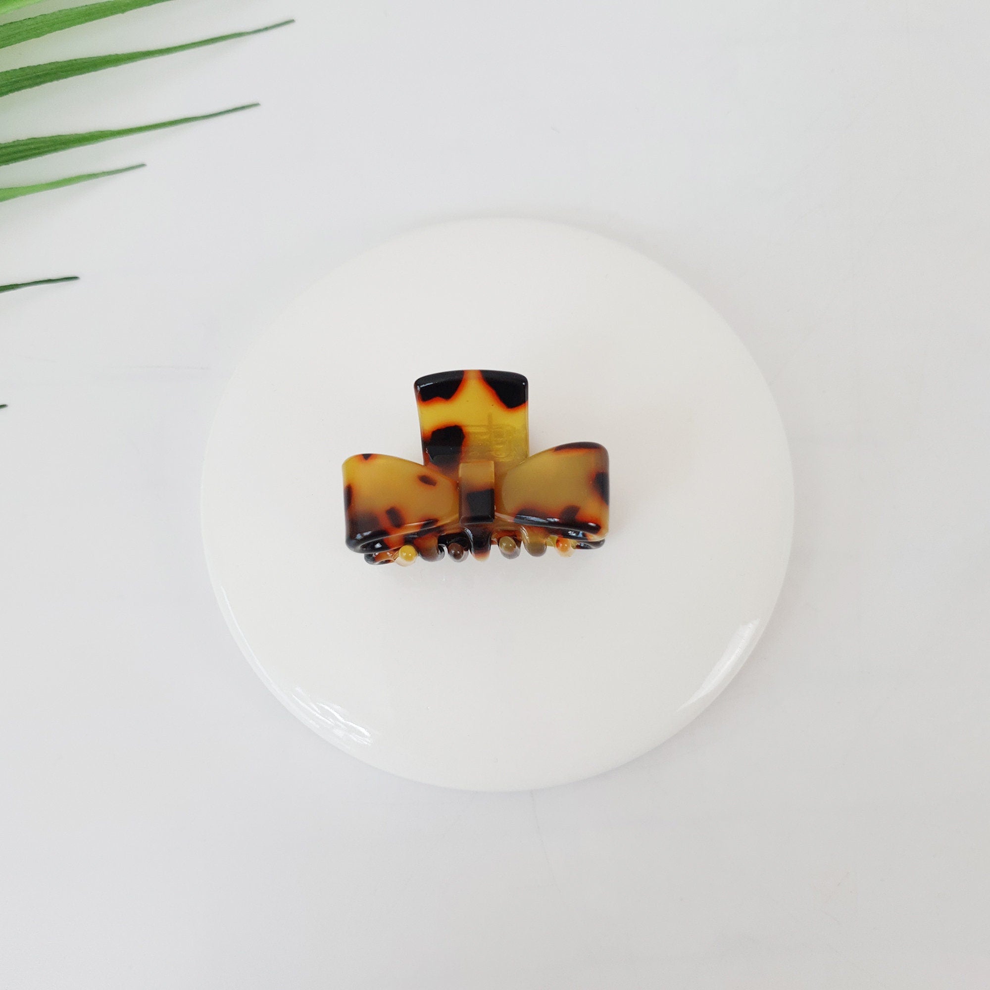 Skull Ribbon Small Hair Clips / Tortoise Shell Mini French Hair Pin / Hair Barrette for Woman / Leopard French Barrette for Girls