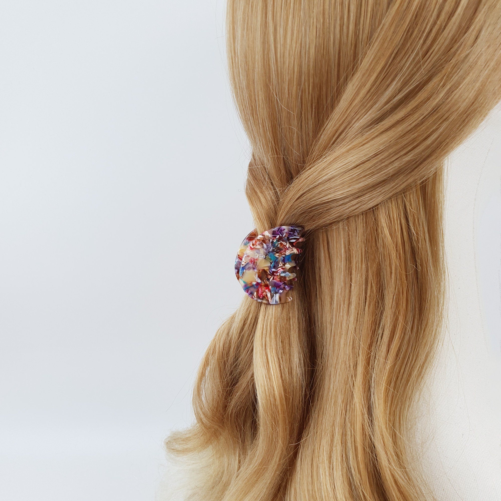 Pebble Small Hair Clips (1.8 Inch) / Tortoise Shell French Hair Pin / Hair Barrette for Girl / Hair Accessory for Woman