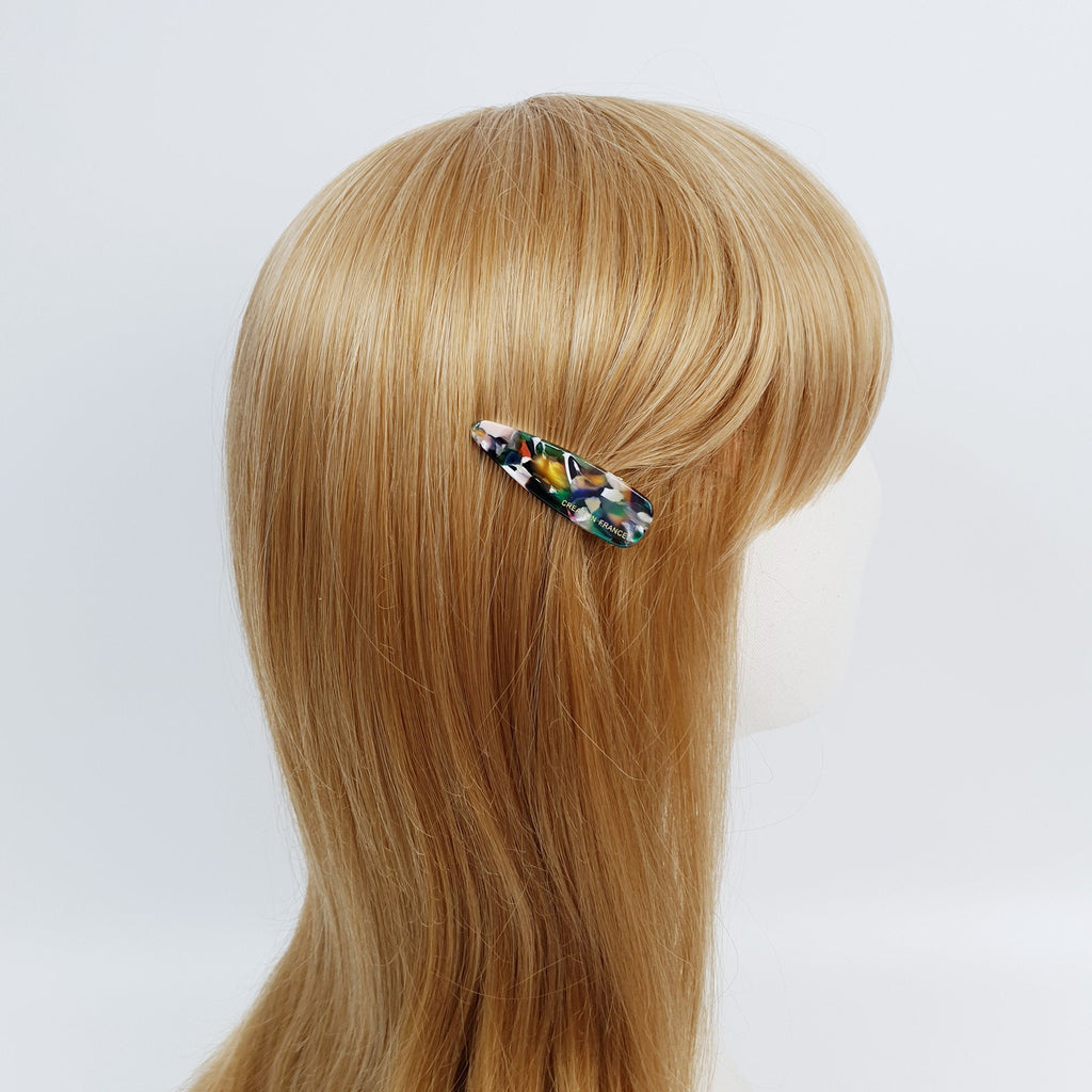 Triangle Cute Mini Hair Clips (2.0 Inch) / Small French Hair Pin / Hair Barrette for Woman / Accessory for Girl