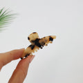 Leopard Mini Hair Clips / Tortoise Shell Small French Hair Pin / Hair Barrette for Woman / Hair Clip for Thin Hair