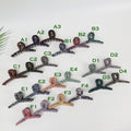 Floral Scarf Twist Hair Clip / Big Size Vintage Hair Claw / Hair Barrette for Woman / Large Hair Clip