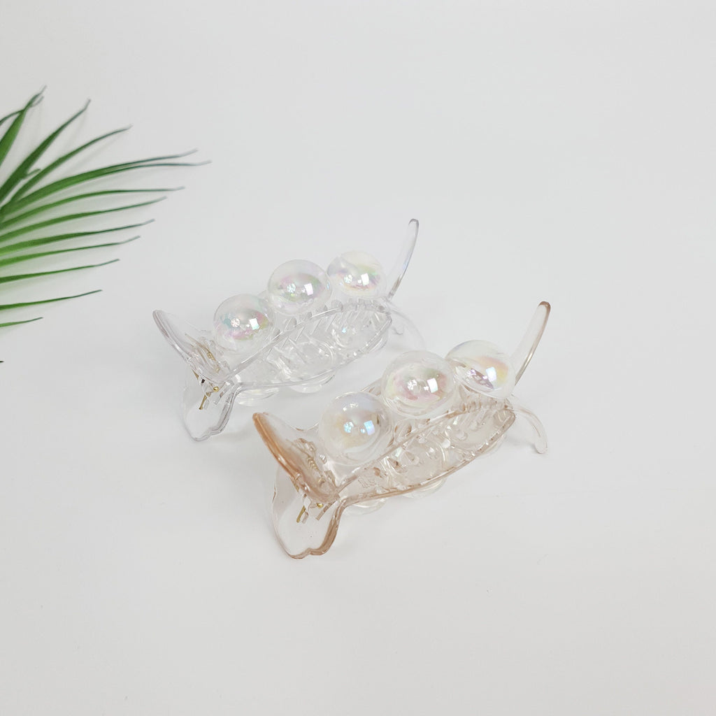 Aurora Pure Water Drop Hair Claw Clip / Cute Ponytail Holder / Hair Accessory for Woman / Hair Bow Barrette