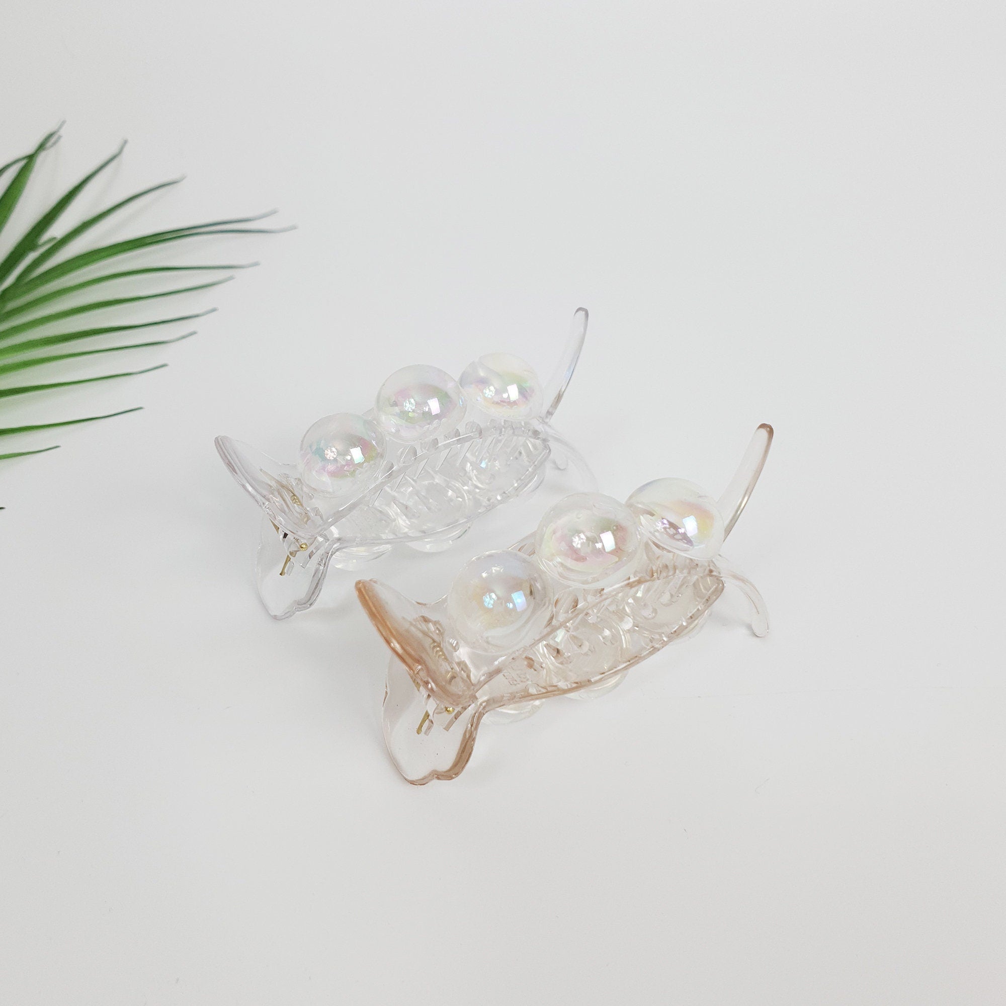 Aurora Pure Water Drop Hair Claw Clip / Cute Ponytail Holder / Hair Accessory for Woman / Hair Bow Barrette