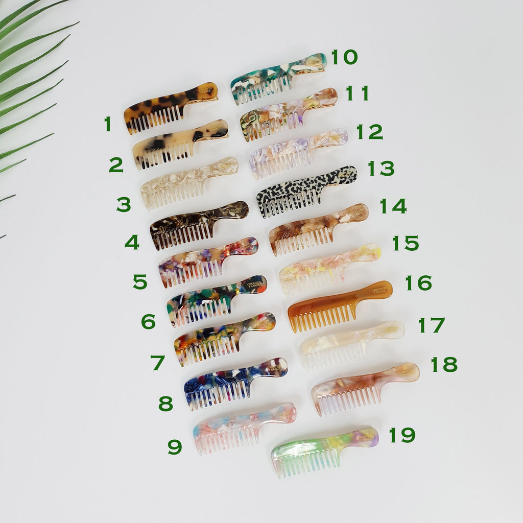 Comb Shape Mini Hair Clips / Tortoise Shell Small French Hair Pin / Hair Barrette for Woman / Hair Accessory for Woman