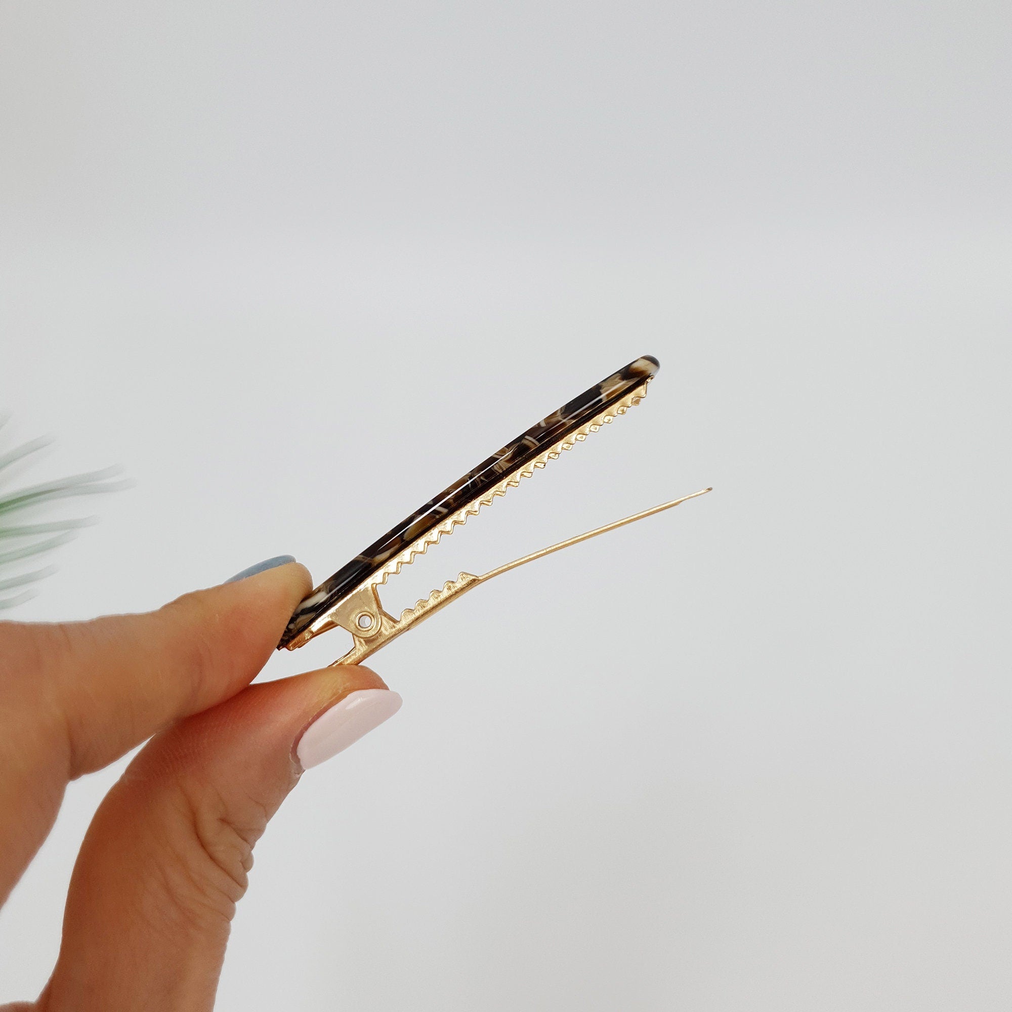 Comb Shape Mini Hair Clips / Tortoise Shell Small French Hair Pin / Hair Barrette for Woman / Hair Accessory for Woman